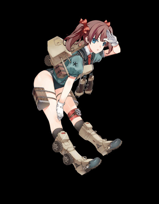 Sd.Kfz.234/1 illustration captured from her Live2D