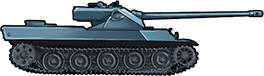 Sideview of AMX-50