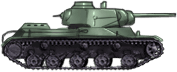 Sideview of KV-13