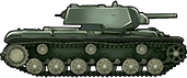 Sideview of KV-1B