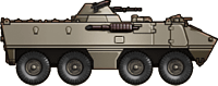Sideview of SKOT-2AM