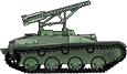 Sideview of T-40/BM-8-24